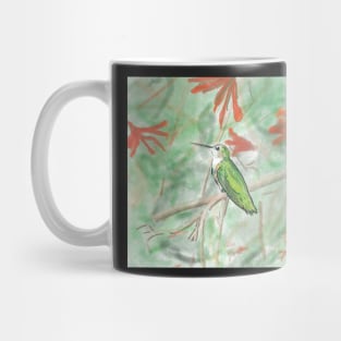 A Hummingbird in the Garden Mug